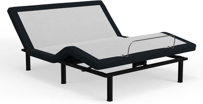 King Adjustable Bed Base Frame with Head and Foot Incline, Wireless Remote Control, Easy Assembly, and 10 Year Warranty