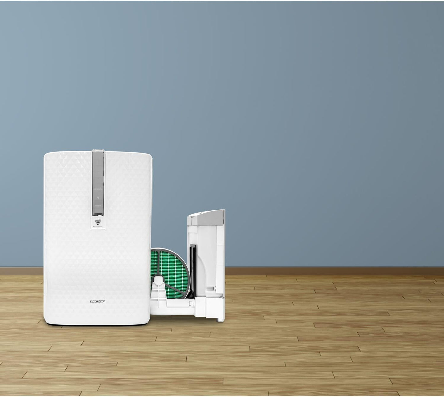 Air Purifier & Humidifier with HEPA Filters for Medium Rooms 